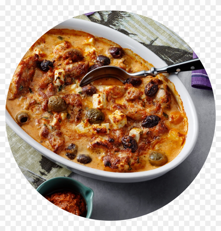 Keto Pesto Chicken Casserole With Feta Cheese Clipart #5644950