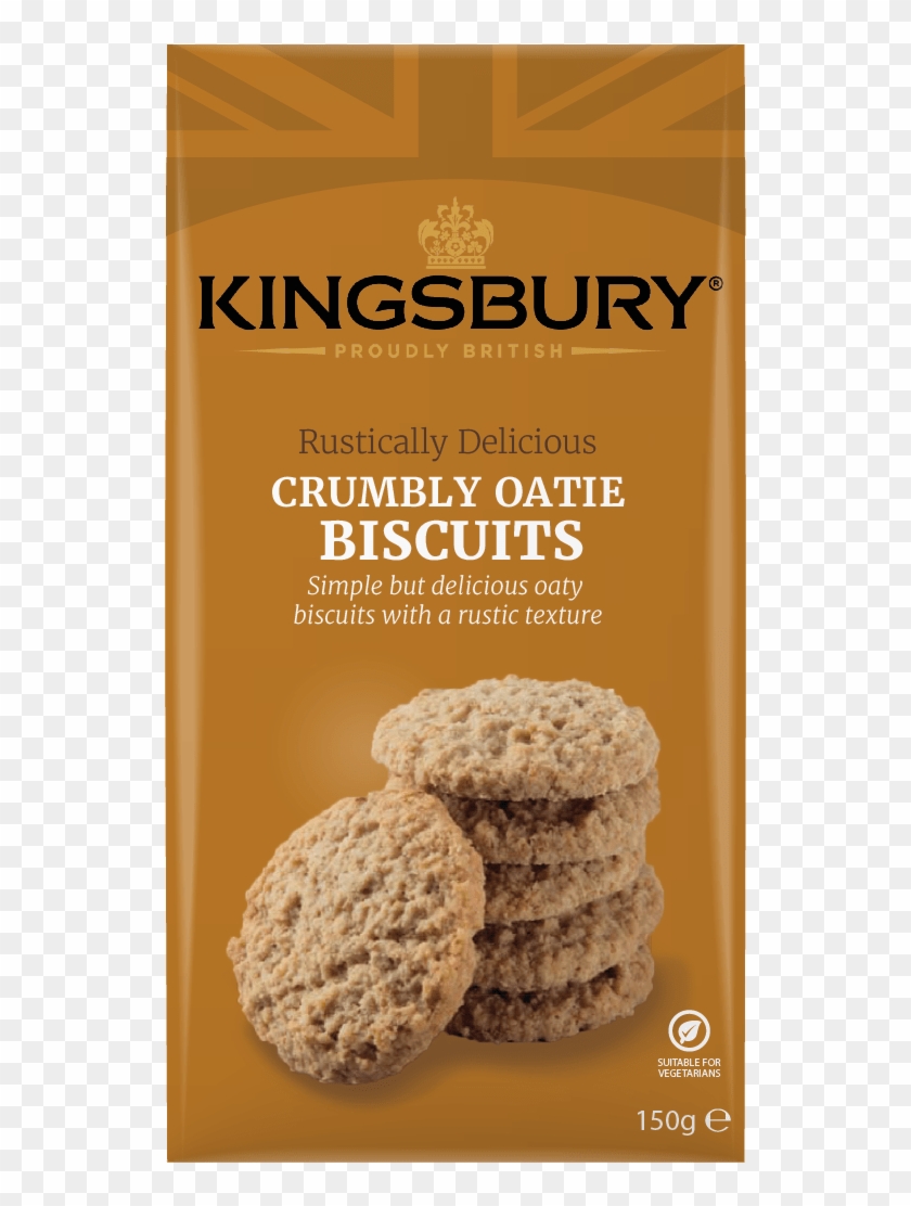 Kingsbury Crumbly Oatie Biscuits 150g - Cookie Clipart