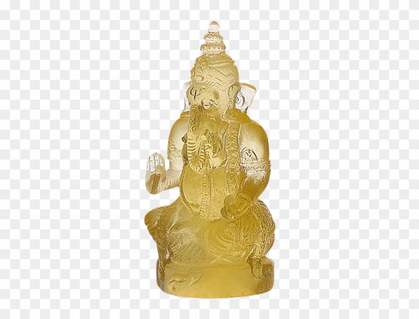 Small Gold Ganesha - Statue Clipart #5645620