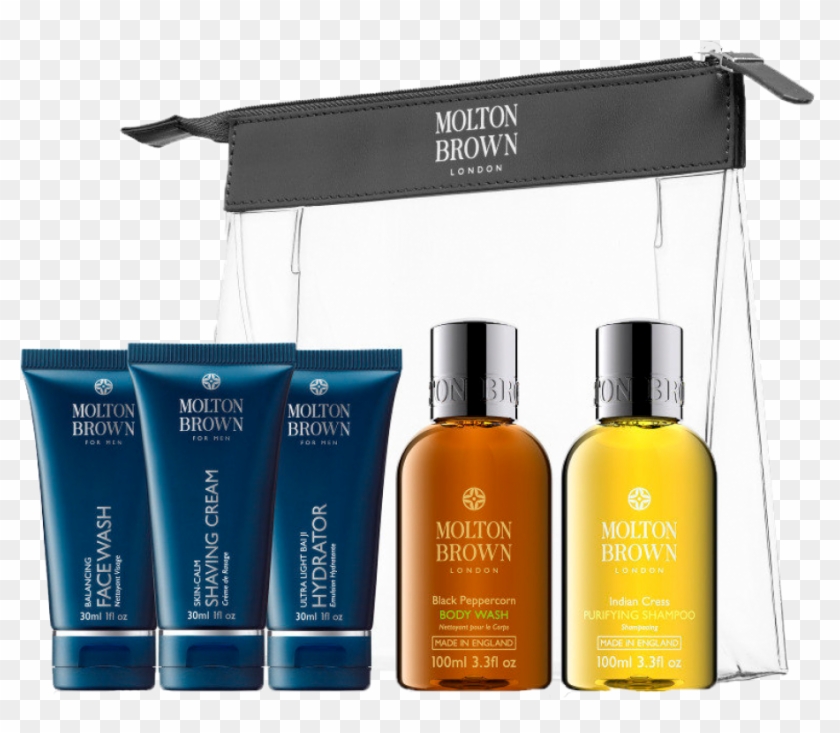 Orange & Bergamot Signature Wash Set - Molton Brown Men's Luxuries Set Clipart #5646402