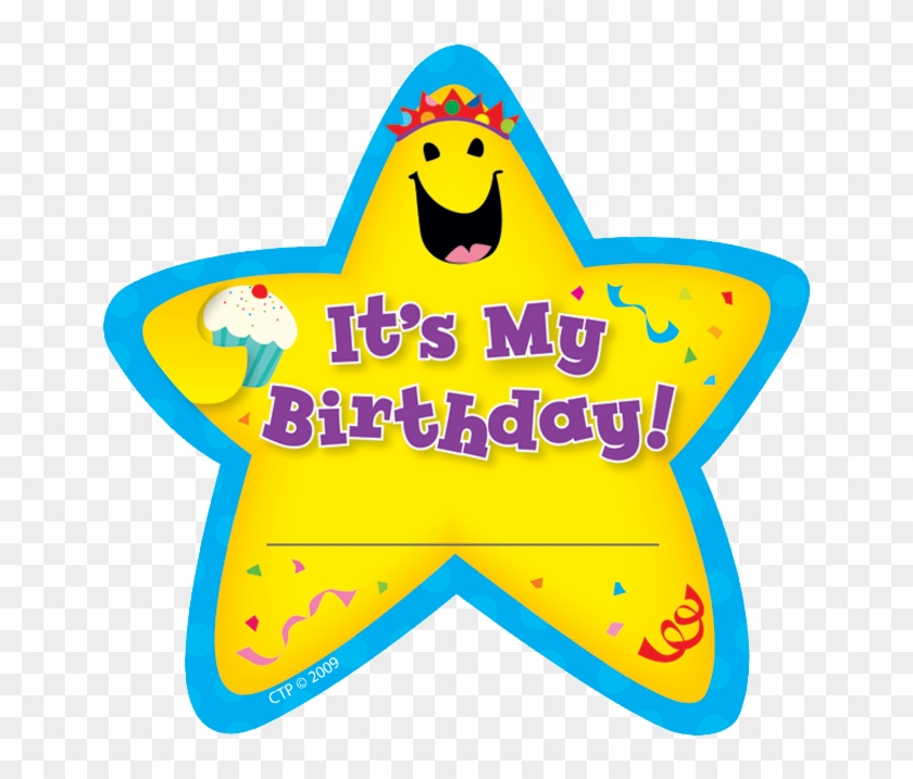 Creative Teaching Press® It's My Birthday Star Badges - It's My Birthday Award Clipart #5646414
