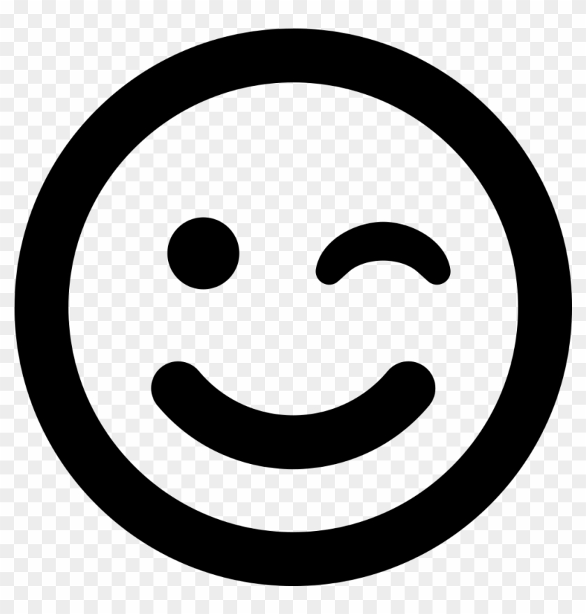 Font Awesome 5 Regular Smile-wink - Copyright Svg Clipart