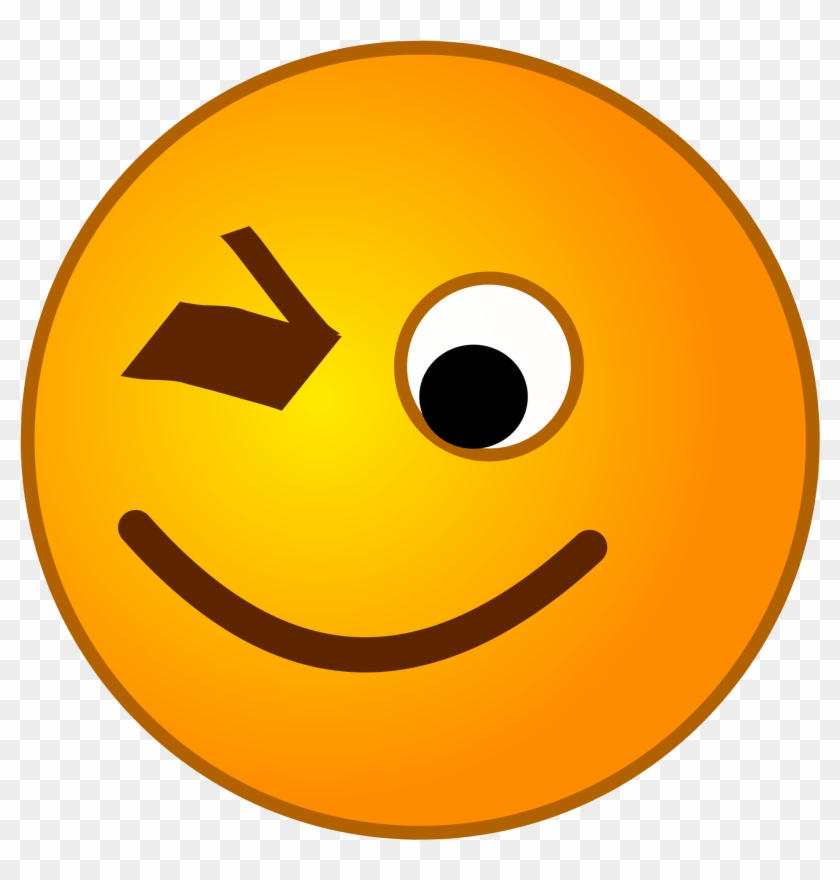 Banner Transparent File Smirc Wink Wikimedia Commons - Smiley Clipart #5646576