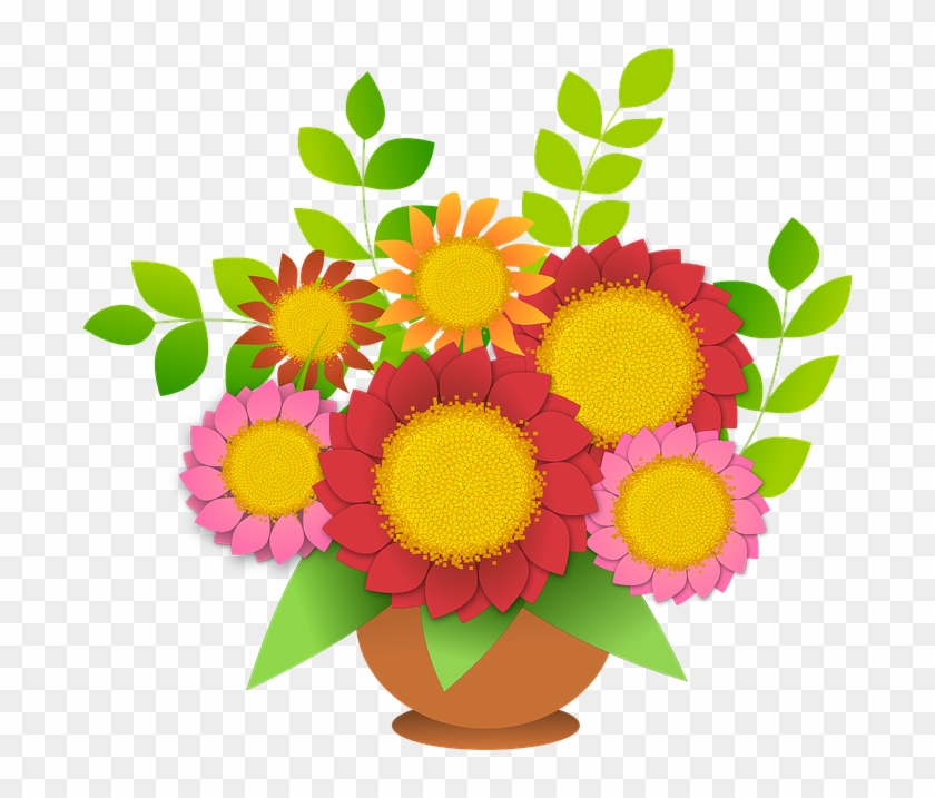 Flower Flower Bouquet Bouquet Decoration - Flower Bouquet Clipart