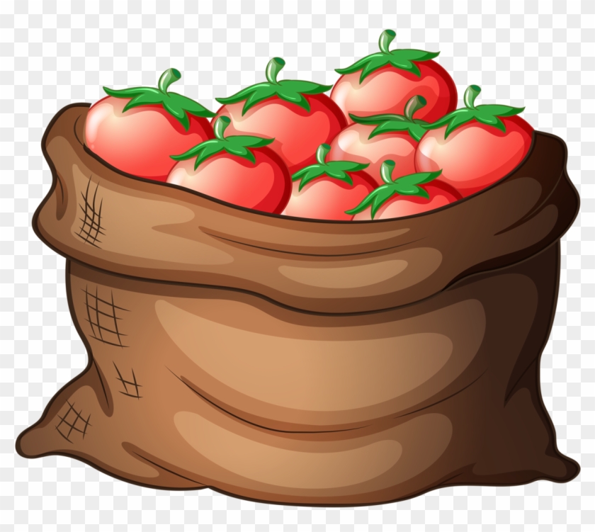 Miniature Clipart Tomato - Sack Of Tomatoes - Png Download