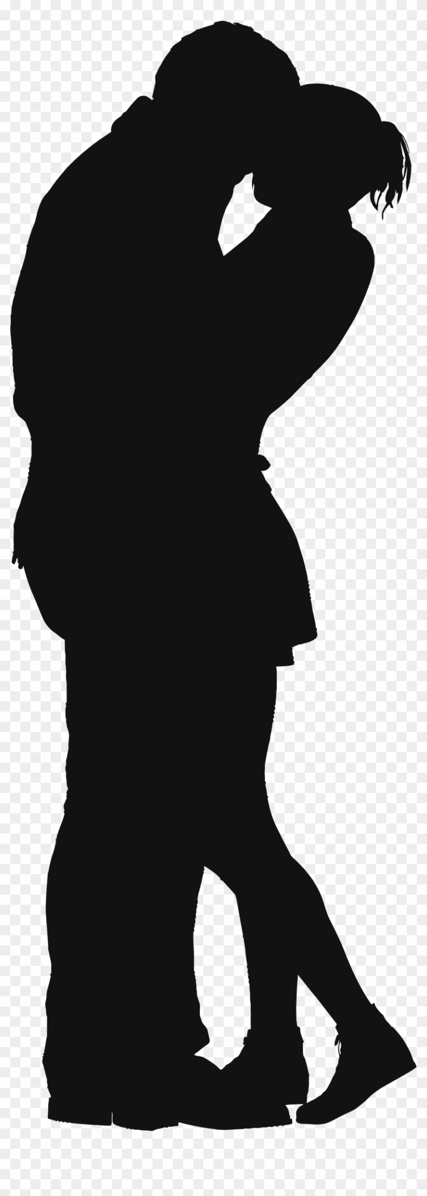 This Free Icons Png Design Of Couple Silhouette 9 - Png Couple Hug Silhouette Clipart