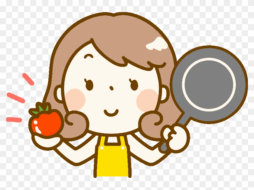 Input Frying Pan And Tomato Clipart