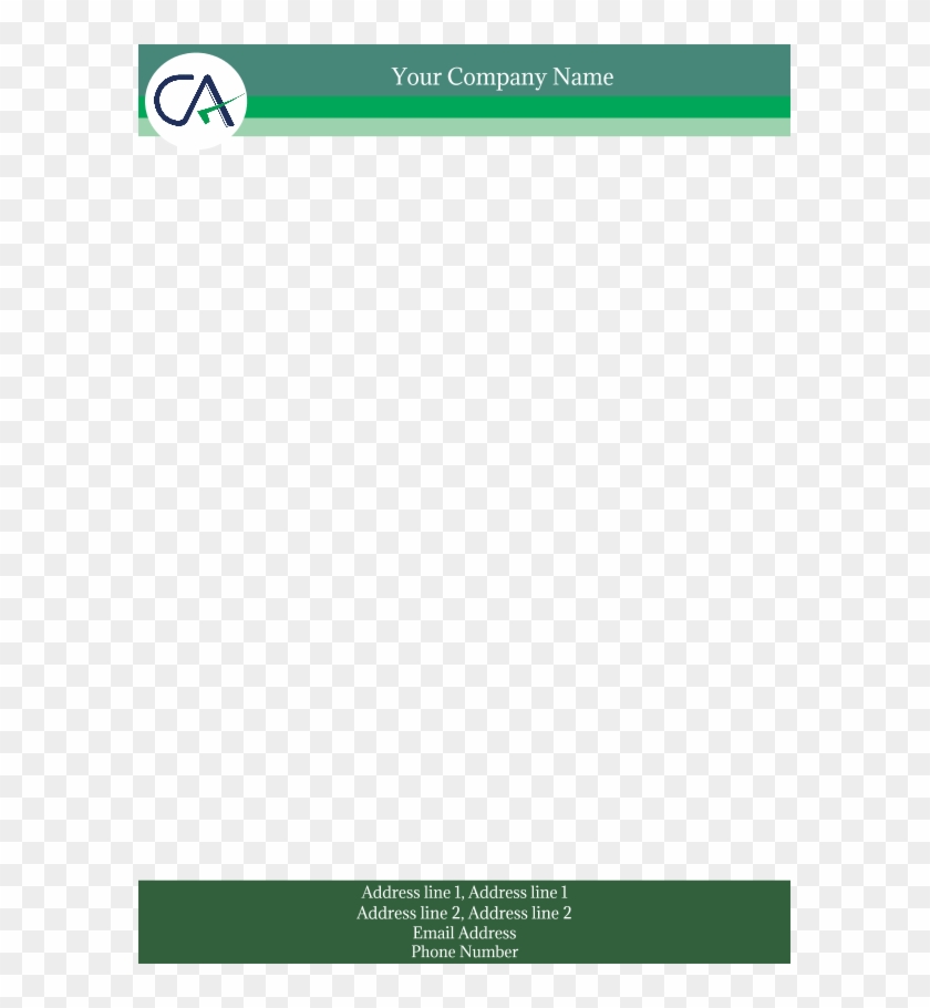 Chartered Accountant Letter Head Design - Chartered Accountant Clipart