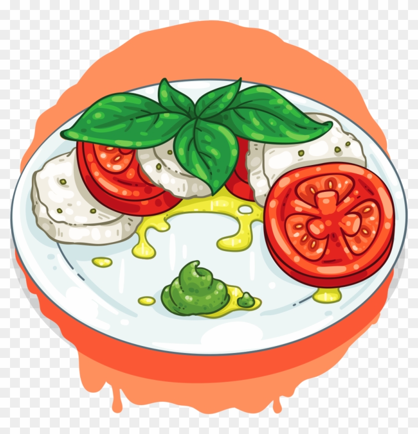 Caprese Salad Clipart #5648303