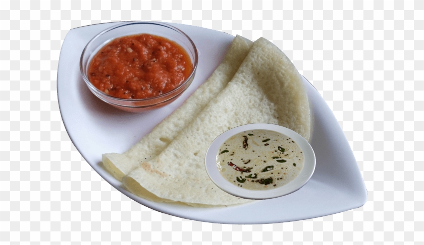 Neer Dosa / Attu / Water Dosa - Chutney Clipart