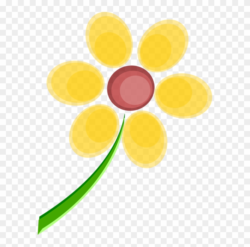 Flower Yellow Drawing Graphic Designer - Spring Flower Graphic Clipart