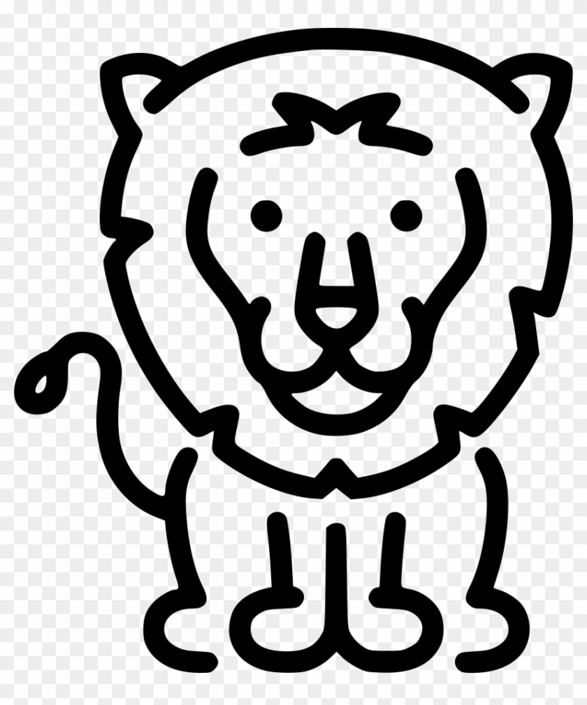 Png Icon Free Download - Lion Icon Png Clipart