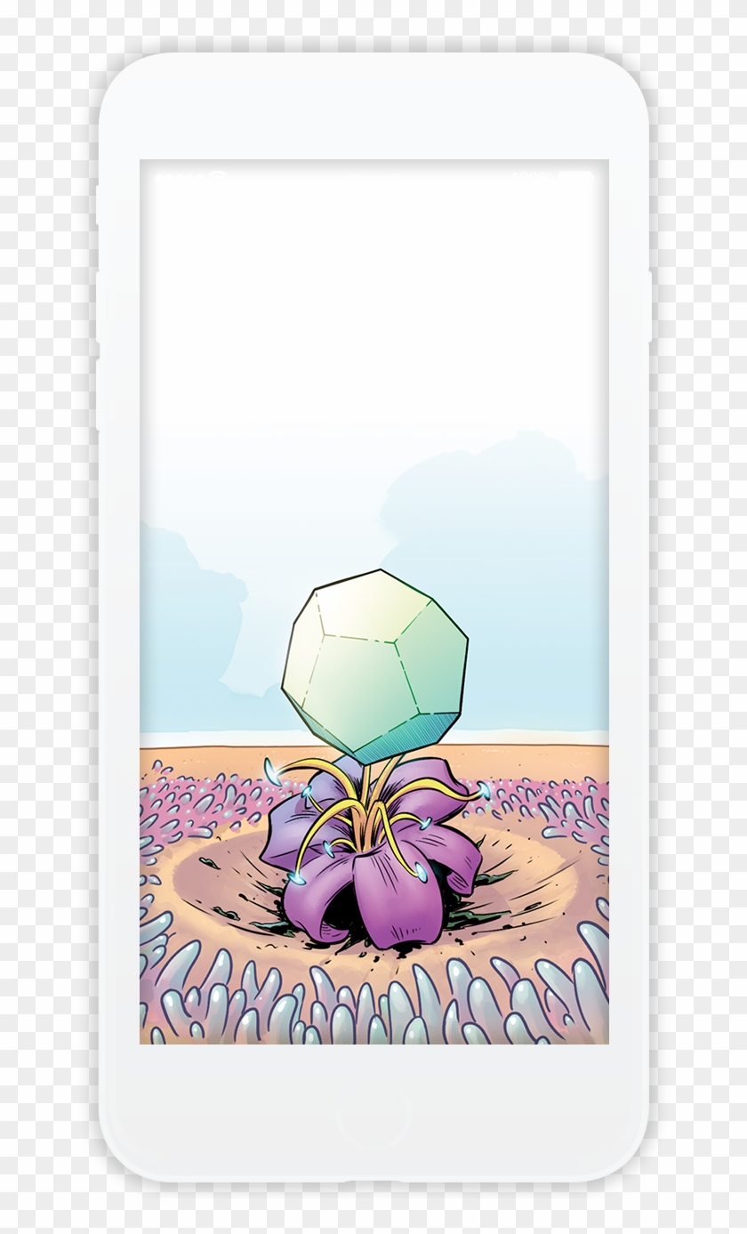 Geoflower Wallpaper - Cartoon Clipart