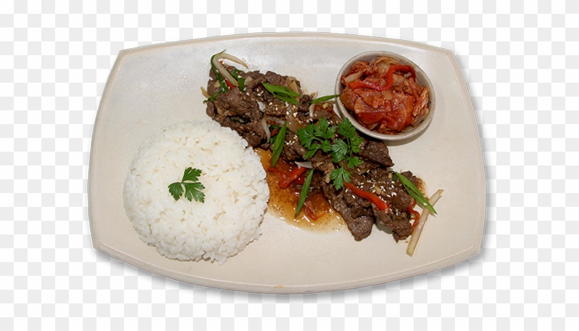 Beef Tenderloin Bulgogi - Steamed Rice Clipart