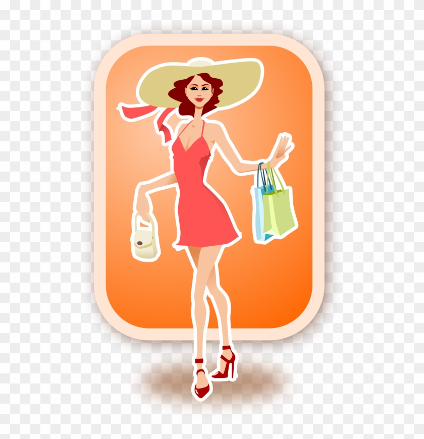 Free Shopping Woman - Aapkidukan Logo Clipart #5649090