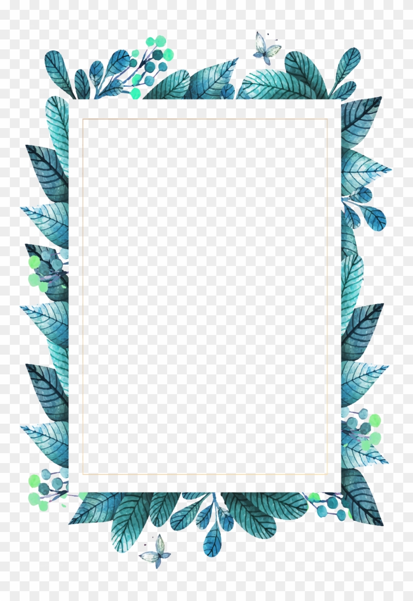 #frame #leaves #leaf #frames #floral #ftestickers - Wallpaper Clipart #5649314