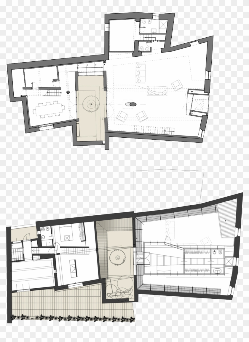 Large Dimensions Of The Main Space, Destined For The - Architecture Clipart