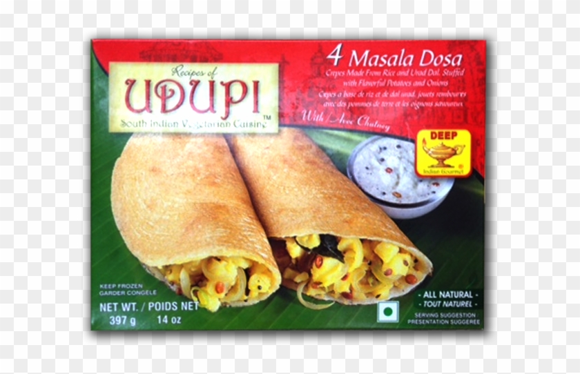 Udupi Masaladosa - Udupi Frozen Dosa Clipart #5649627