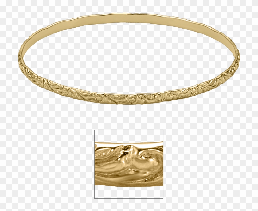 Standard View Of Brcfl2 In Yellow Metal - Bangle Clipart #5650016