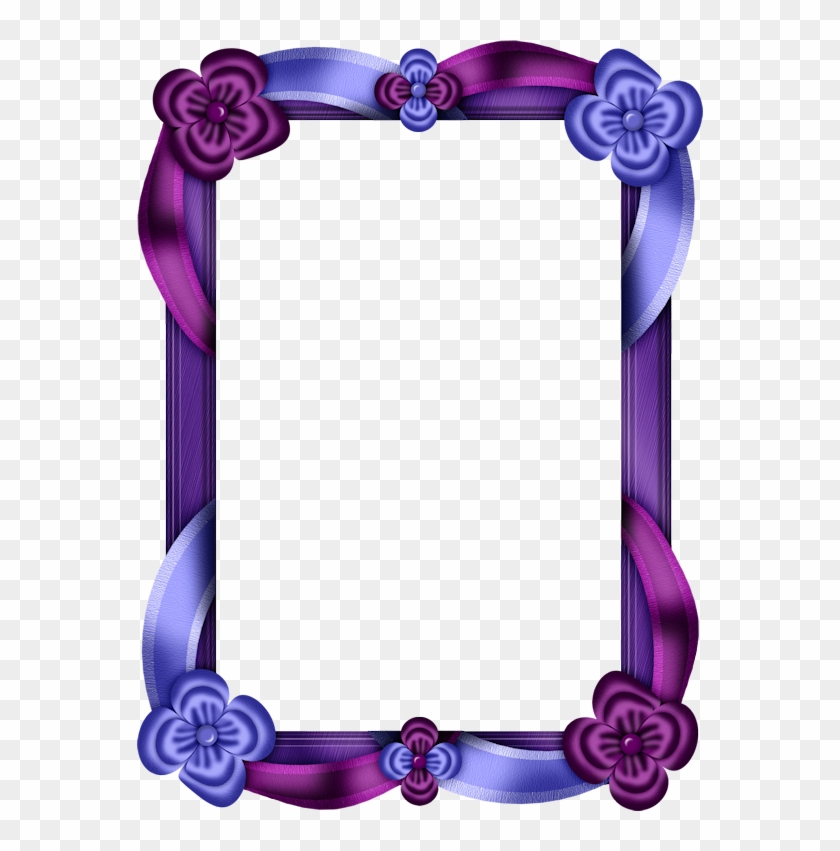 Purple And Blue Transparent Photo Frame - Purple And Blue Frames Clipart #5650030