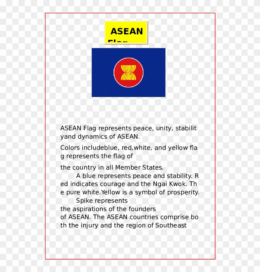 Docx - Asean Flag Clipart #5650079