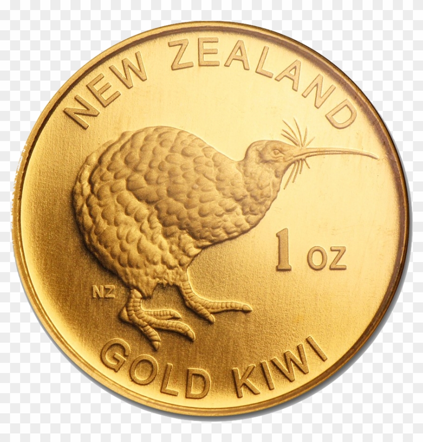 Gold Coins Falling Png - New Zealand Kiwi Gold Coins Clipart