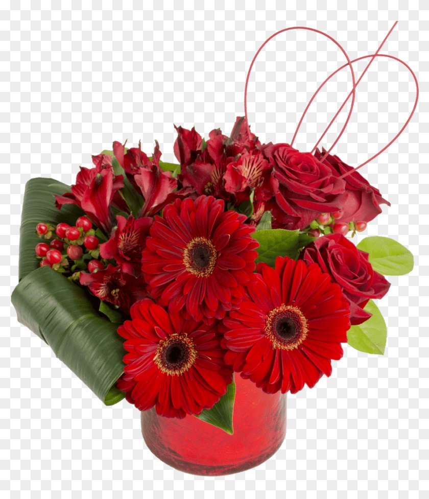 My Lovely Valentine Bouquet - Red Centerpieces Clipart #5650403