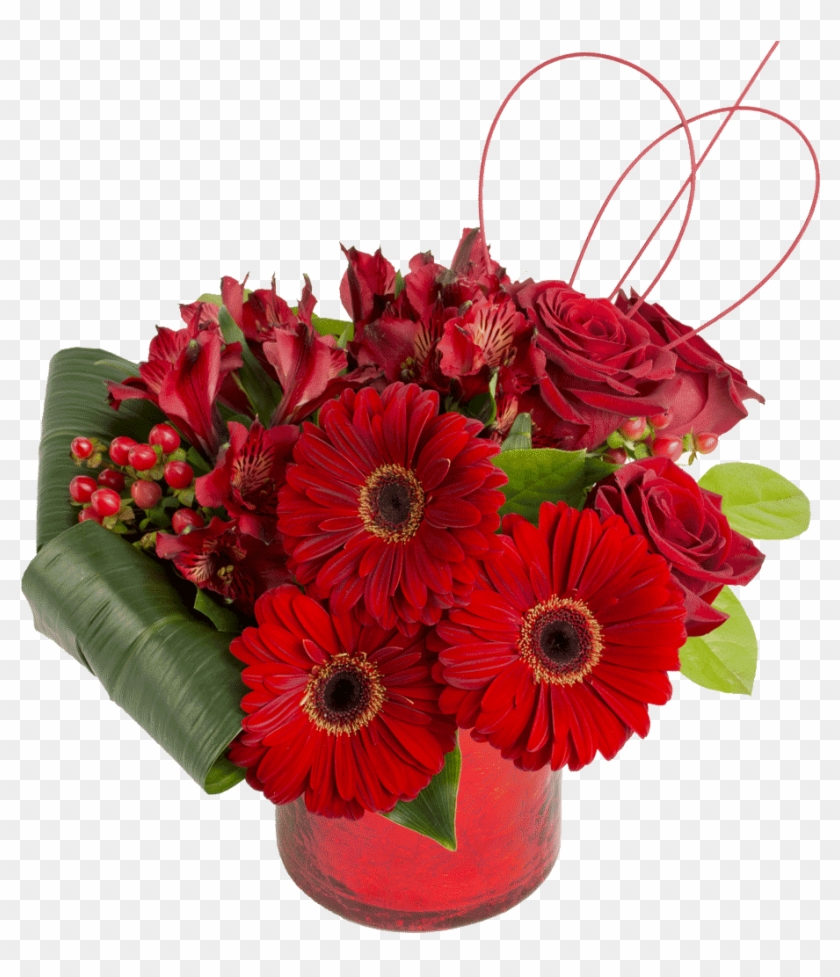 My Lovely Valentine Bouquet - Red Centerpieces Clipart