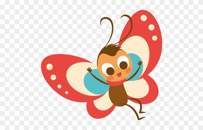 Babble Logo - Butterfly Cartoon Images Png Clipart #5650408