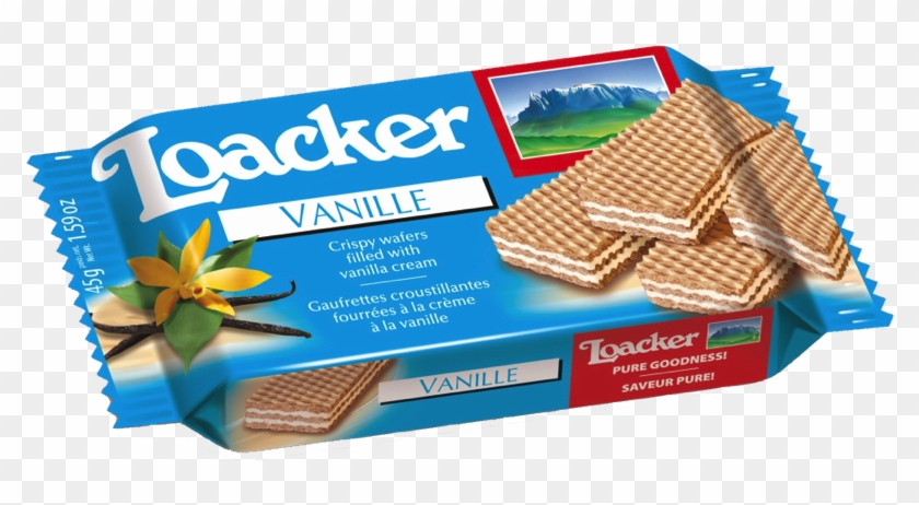 Loacker Biscuits 45g Packet Display Box X 25 Pcs - Loacker Wafers Clipart #5650445
