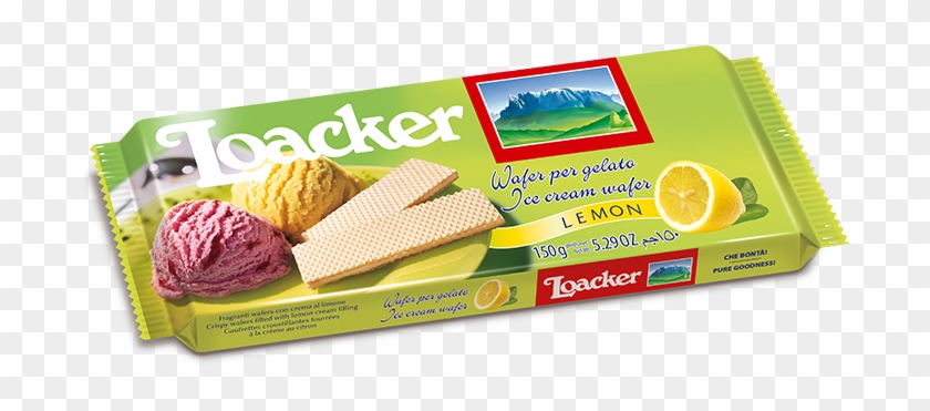 Ice Cream Wafer Lemon - Loacker Clipart