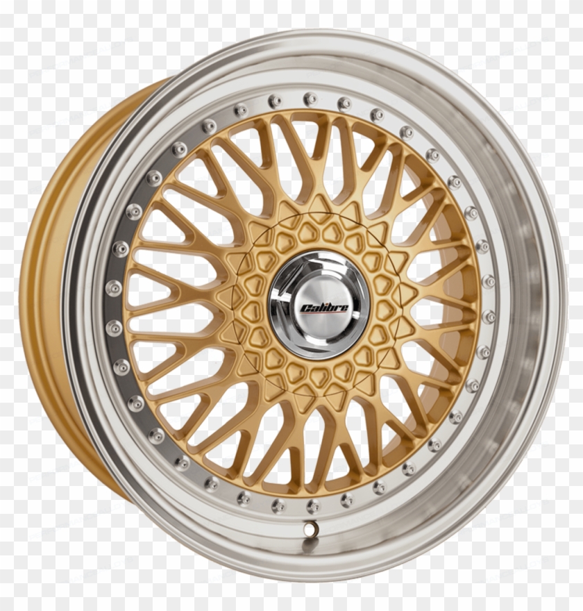 Banner Black And White Stock Calibre Gold Polished - Calibre Vintage Clipart #5650904