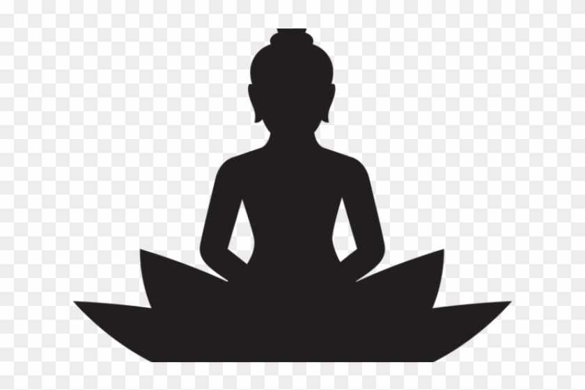 Buddha Clipart Patience - Buddha Silhouette Png Transparent Png