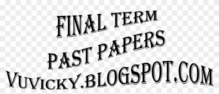 Moazz Final Term - Calligraphy Clipart