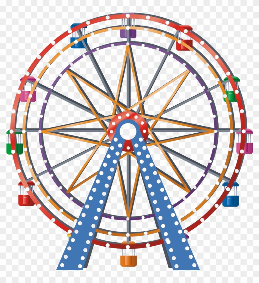 Car Clip Art Dream Transprent - Ferris Wheel No Background - Png Download