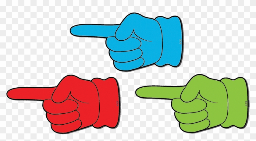 Tcr77202 Pointing Hands Magnetic Accents Image Clipart