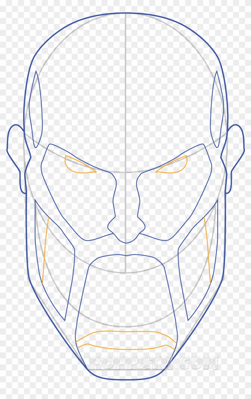 Side Drawing Face Shape - Sketch Clipart