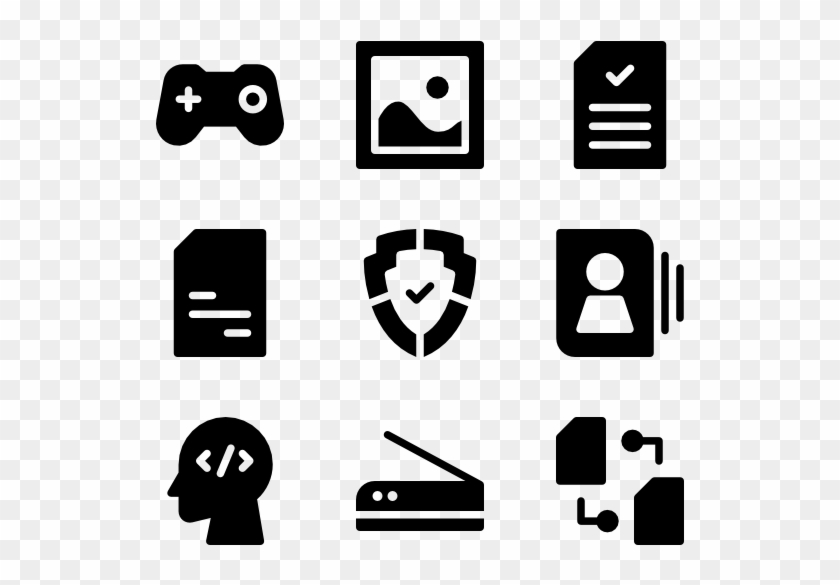 Computer Functions - Transparent Background Travel Icons Clipart #5651873