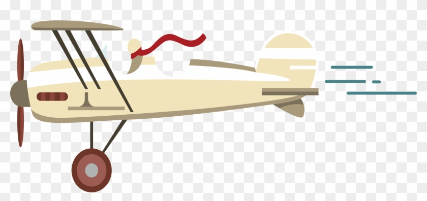 Airplane Aircraft Transprent - Vintage Airplane Vector Png Clipart #5652111