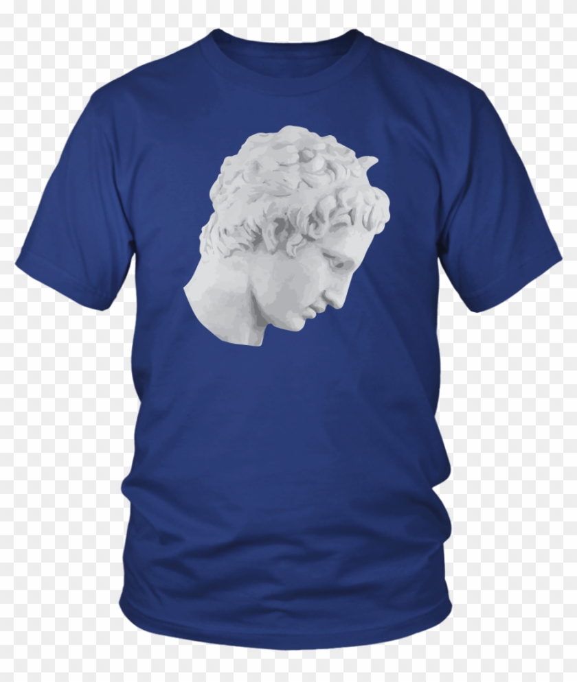 Greek Statue Side Face Tee Shirt Mens Or Womens - Larry Bernandez T Shirt Clipart