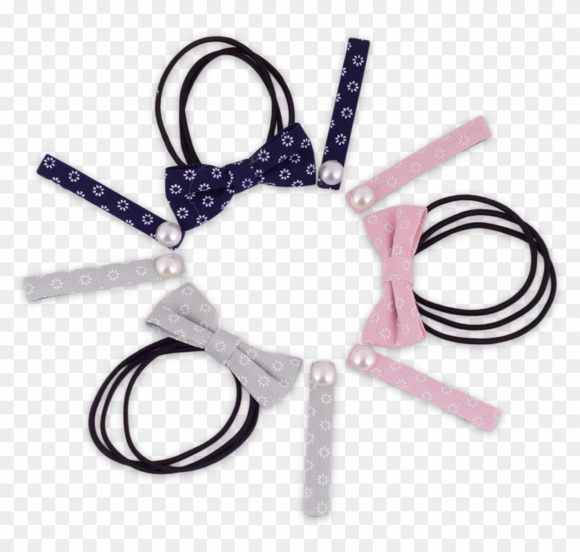 Flower Power Hair Clip And Band Set 3 Pcs - Storage Cable - Png Download #5652762