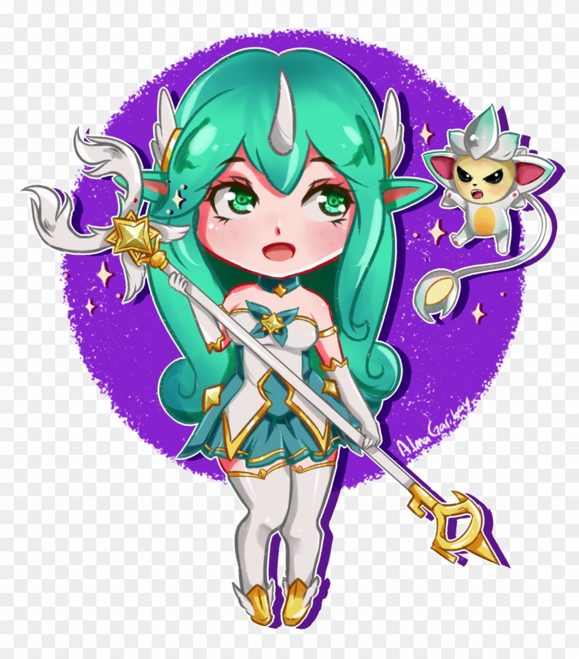 Chibi Star Guardian Soraka - Chibi League Of Legends Star Guardian Clipart