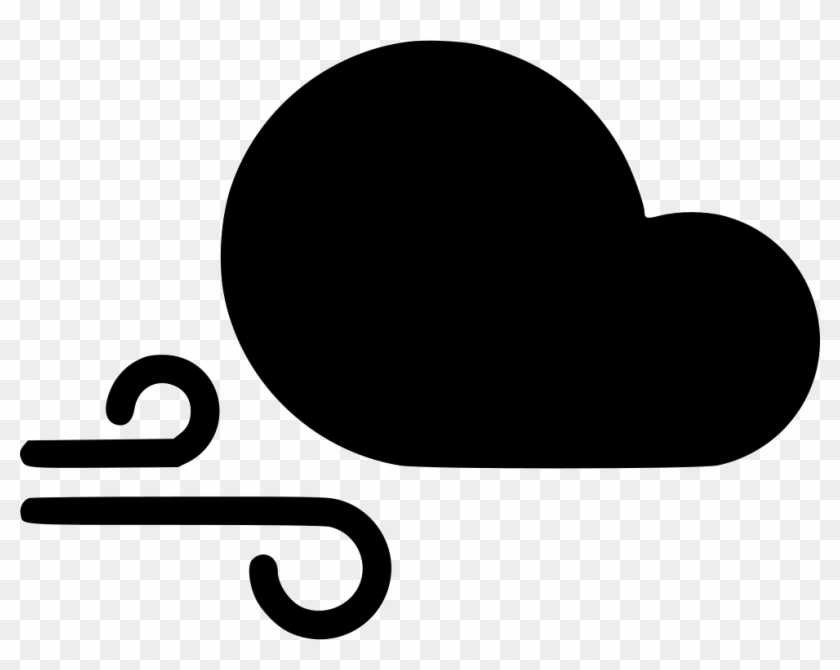 Wind Cloud Gust - Heart Clipart #5652919