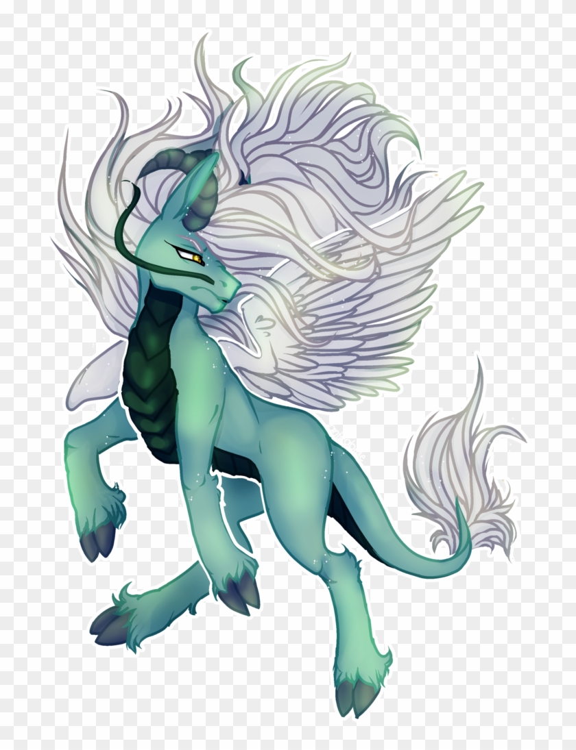 Anteabelle, Cloven Hooves, Kirin, Long Mane, Male, - Cartoon Clipart #5653322