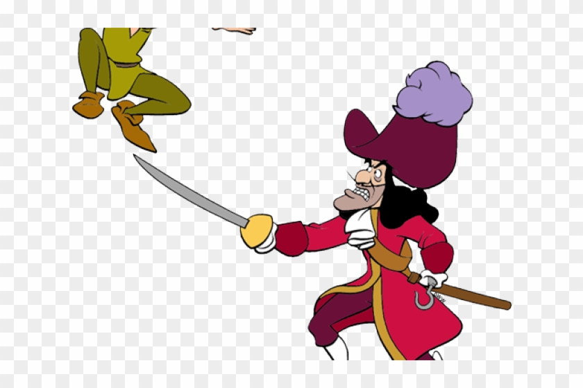 Peter Pan And Captain Hook Png Clipart #5653369