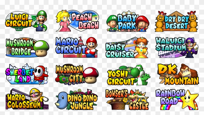 Mario Kart Wii Double Dash Hack - Rainbow Road Clipart