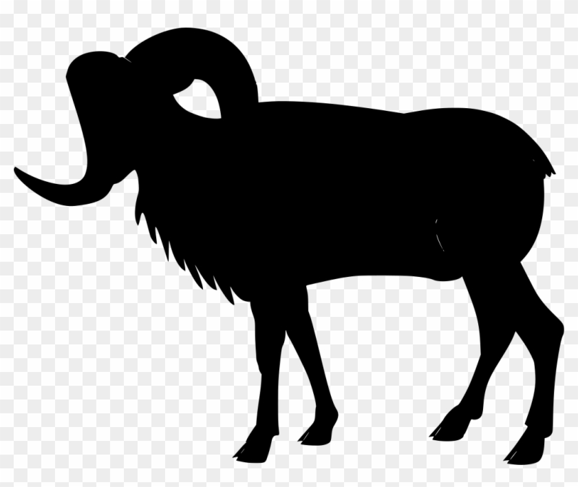 Download Png - Ram Silhouette Clipart #5653916