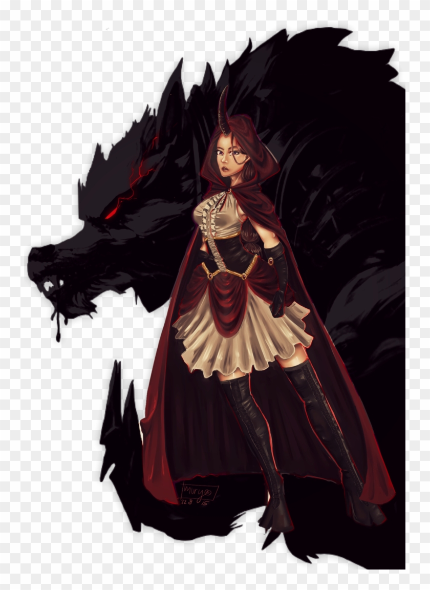 Little Red Riding Hood Anime Christmas Clipart