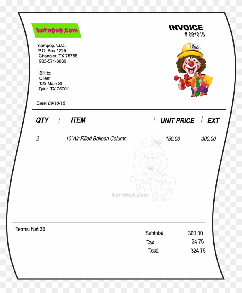 Pay An Invoice - Human Action Clipart