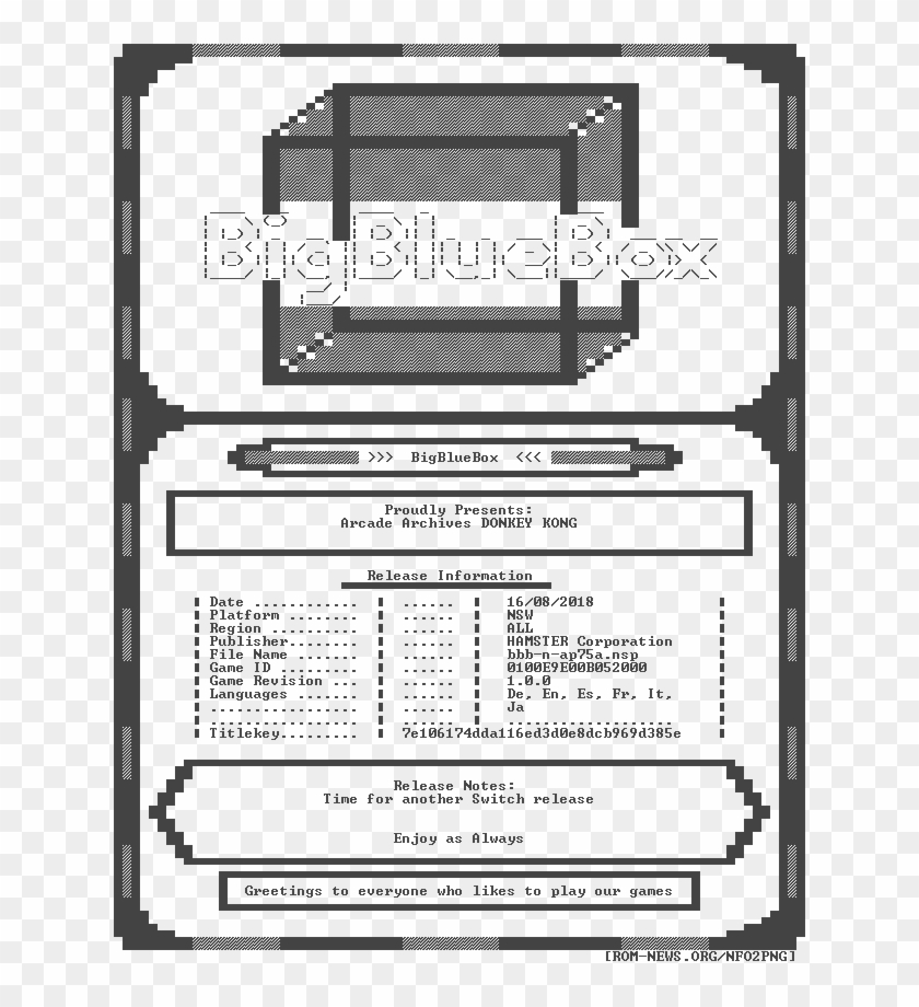 Arcade - Archives - Donkey - Kong - Eshop - Nsw-bigbluebox - Bigbluebox Nfo Clipart